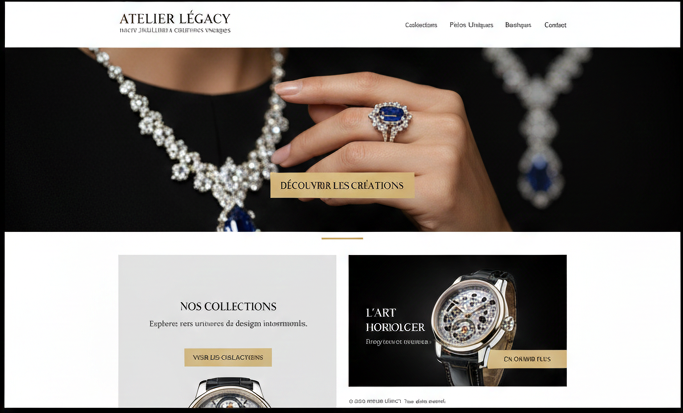 Site services pour architecte : crédibilité, portfolio, UX mobile-first